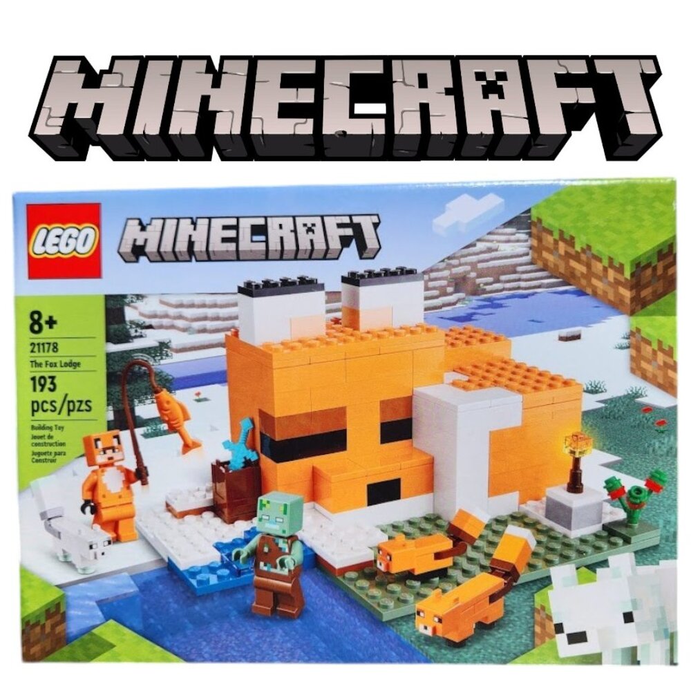 NEW LEGO MINECRAFT Fox Lodge House 21178 Drowned Zombie You will receive: (1) LE